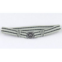 1:6 Scale German WWII Officer's Brocade Belt Silver (Special Order)